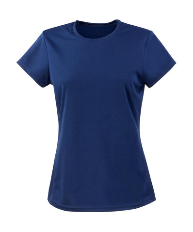 Result Ladies` Performance T-Shirt, Navy, L (14) bedrucken, Art.-Nr. 076332005