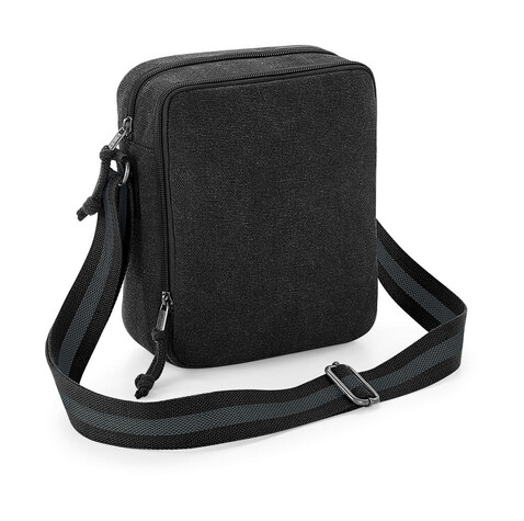 Quadra Vintage Canvas Mini Reporter, Vintage Black, One Size bedrucken, Art.-Nr. 077301120