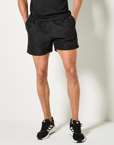 Kustom Kit Classic Fit Plain Short, Black, L bedrucken, Art.-Nr. 081111015