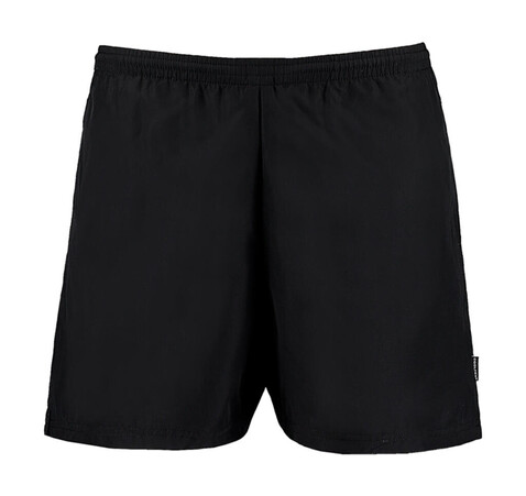 Kustom Kit Classic Fit Plain Short, Black, 2XS bedrucken, Art.-Nr. 081111011