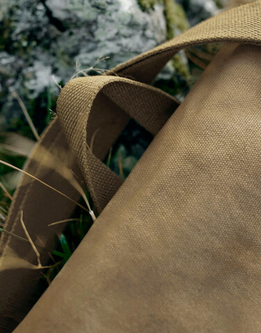 Quadra Heritage Waxed Canvas Backpack, Olive Green, One Size bedrucken, Art.-Nr. 081305300