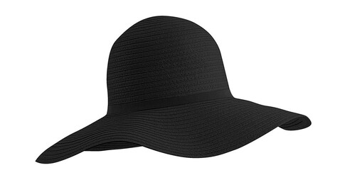 Beechfield Marbella Wide-Brimmed Sun Hat, Black, One Size bedrucken, Art.-Nr. 082691010 Beechfield Marbella Wide-Brimmed Sun Hat, Black, One Size bedrucken, Art.-Nr. 082691010