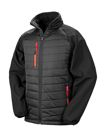 Result Compass Padded Softshell, Black/Red, M bedrucken, Art.-Nr. 084331544 Result Compass Padded Softshell, Black/Red, M bedrucken, Art.-Nr. 084331544