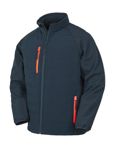 Result Compass Padded Softshell, Navy/Red, S bedrucken, Art.-Nr. 084332543