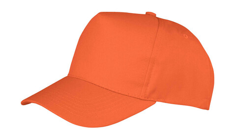 Result Caps Boston 5-Panel Printers Cap, Orange, One Size bedrucken, Art.-Nr. 084344100