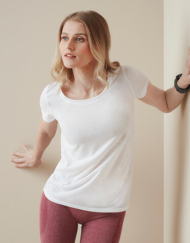 Stedman Cotton Touch Women, White, L bedrucken, Art.-Nr. 087050005