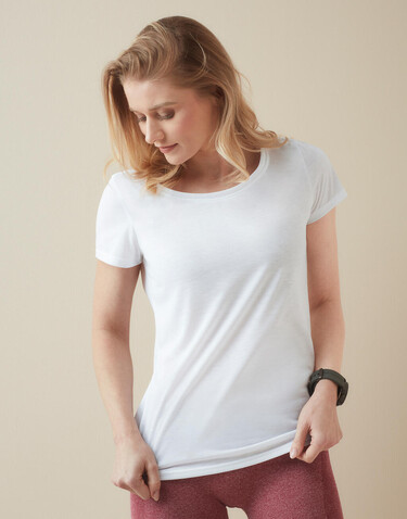 Stedman Cotton Touch Women, White, L bedrucken, Art.-Nr. 087050005