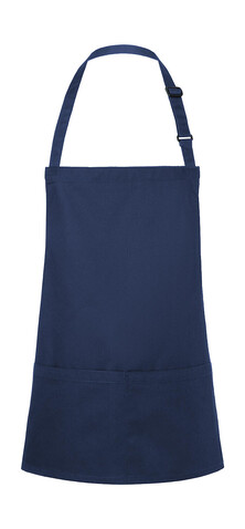 Karlowsky Short Bib Apron Basic with Buckle and Pocket, Navy, One Size bedrucken, Art.-Nr. 088672000 Karlowsky Short Bib Apron Basic with Buckle and Pocket, Navy, One Size bedrucken, Art.-Nr. 088672000