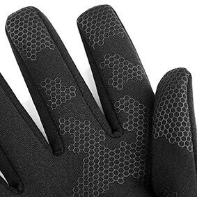 Beechfield Softshell Sports Tech Gloves, Black, S/M bedrucken, Art.-Nr. 089691011