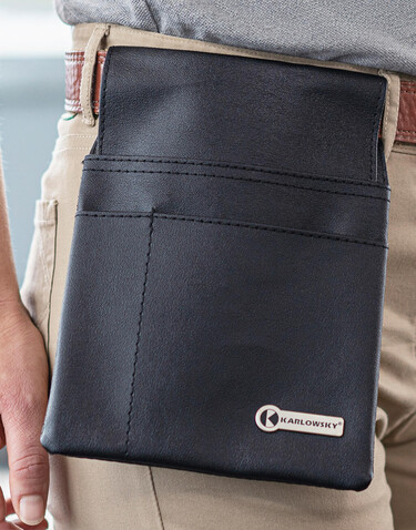 Karlowsky Waiter`s Holster with Belt Pull-Through, Black, One Size bedrucken, Art.-Nr. 092671010 Karlowsky Waiter`s Holster with Belt Pull-Through, Black, One Size bedrucken, Art.-Nr. 092671010