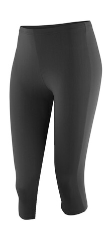 Result Women`s Impact Softex® Capri Pants, Black, S (10) bedrucken, Art.-Nr. 094331013