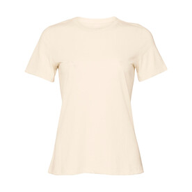Bella Women`s Relaxed CVC Jersey Short Sleeve Tee, Heather Natural, XL bedrucken, Art.-Nr. 095060106