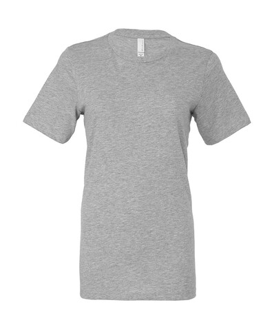Bella Women`s Relaxed CVC Jersey Short Sleeve Tee, Athletic Heather, S bedrucken, Art.-Nr. 095061233 Bella Women`s Relaxed CVC Jersey Short Sleeve Tee, Athletic Heather, S bedrucken, Art.-Nr. 095061233