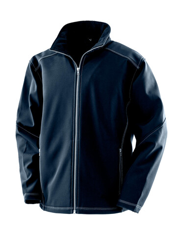 Result Men`s Treble Stitch Softshell, Navy, S bedrucken, Art.-Nr. 098332003