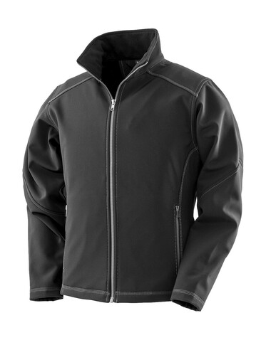 Result Women`s Treble Stitch Softshell, Black, XL bedrucken, Art.-Nr. 099331016