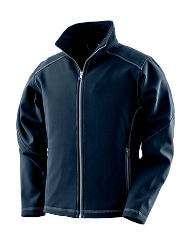 Result Women`s Treble Stitch Softshell, Navy, M bedrucken, Art.-Nr. 099332004