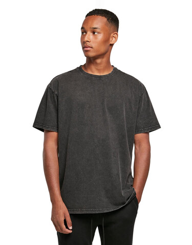 Build Your Brand Acid Washed Heavy Oversize Tee, Soft Lilac, 2XL bedrucken, Art.-Nr. 100393435