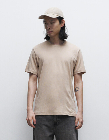 True Blanks Mens Regular Tee, Sand, 2XL bedrucken, Art.-Nr. 100417417