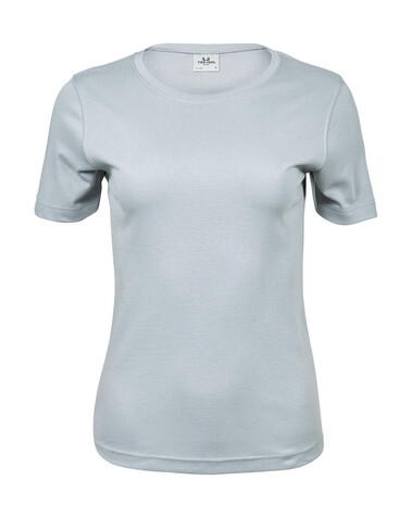 Tee Jays Ladies` Interlock T-Shirt, Ice Blue, XL bedrucken, Art.-Nr. 101543276
