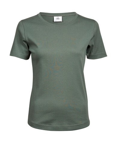 Tee Jays Ladies` Interlock T-Shirt, Leaf Green, S bedrucken, Art.-Nr. 101545113