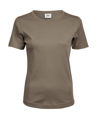 Tee Jays Ladies` Interlock T-Shirt, Clay, M bedrucken, Art.-Nr. 101547024