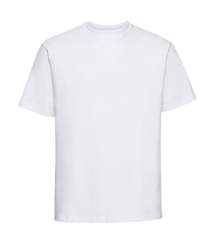 Russell Europe Authentic Heavyweight T, White, S bedrucken, Art.-Nr. 102000003