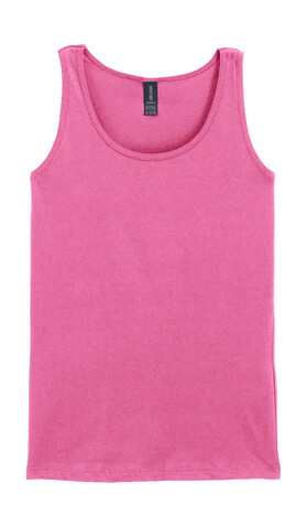 Gildan Softstyle Women`s Tank, Azalea, M bedrucken, Art.-Nr. 106094254