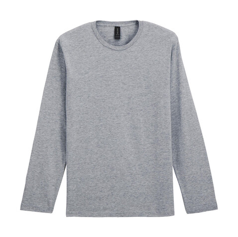 Gildan Softstyle Adult Long Sleeve T-Shirt, Sport Grey, L bedrucken, Art.-Nr. 107091255