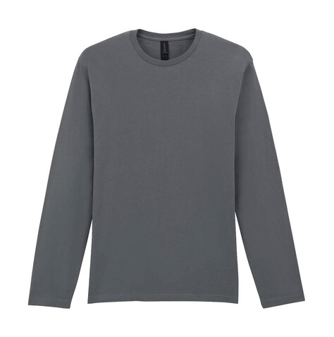 Gildan Softstyle Adult Long Sleeve T-Shirt, Charcoal, 3XL bedrucken, Art.-Nr. 107091308