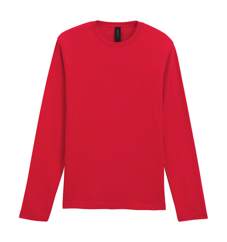 Gildan Softstyle Adult Long Sleeve T-Shirt, Red, S bedrucken, Art.-Nr. 107094003