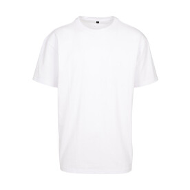 Build Your Brand Heavy Oversize Tee, White, XS bedrucken, Art.-Nr. 107390000