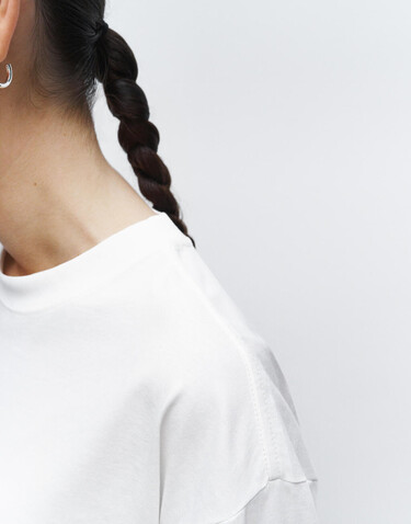 True Blanks Womens Oversized Tee, Off White, XS bedrucken, Art.-Nr. 107410012