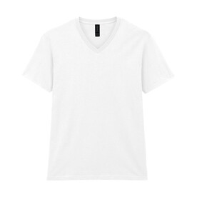 Gildan Softstyle Adult V-Neck T-Shirt, White, S bedrucken, Art.-Nr. 108090003 Gildan Softstyle Adult V-Neck T-Shirt, White, S bedrucken, Art.-Nr. 108090003