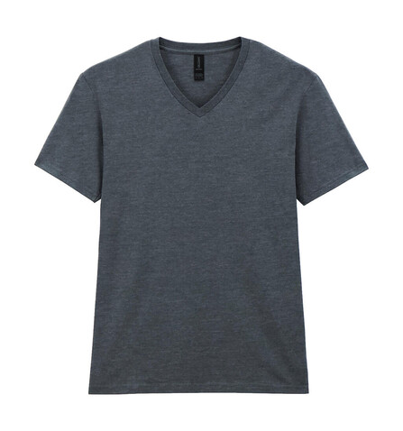 Gildan Softstyle Adult V-Neck T-Shirt, Dark Heather, 2XL bedrucken, Art.-Nr. 108091267 Gildan Softstyle Adult V-Neck T-Shirt, Dark Heather, 2XL bedrucken, Art.-Nr. 108091267