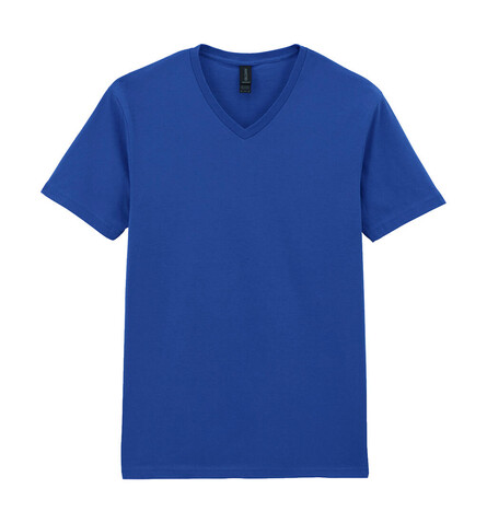 Gildan Softstyle Adult V-Neck T-Shirt, Royal, 3XL bedrucken, Art.-Nr. 108093008