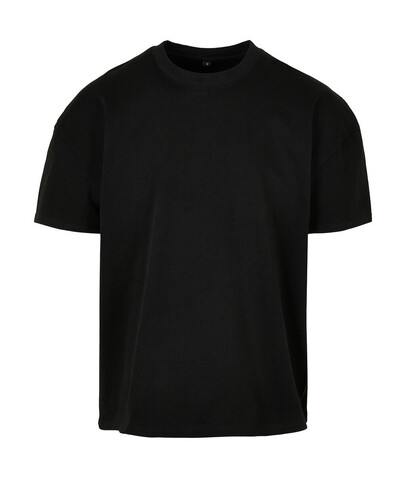 Build Your Brand Ultra Heavy Cotton Box Tee, Black, 4XL bedrucken, Art.-Nr. 108391017