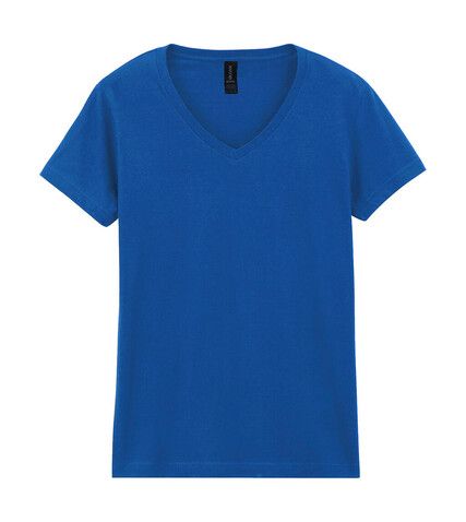 Gildan Softstyle Women`s V-Neck T-Shirt, Royal, M bedrucken, Art.-Nr. 109093004