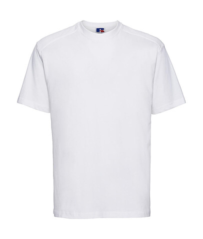 Russell Europe Heavy Duty Workwear T-Shirt, White, XS bedrucken, Art.-Nr. 110000002