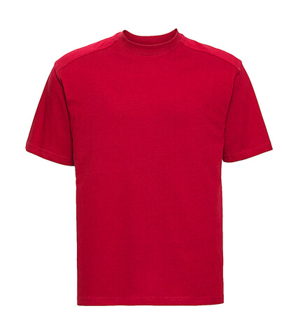 Russell Europe Heavy Duty Workwear T-Shirt, Classic Red, XS bedrucken, Art.-Nr. 110004012