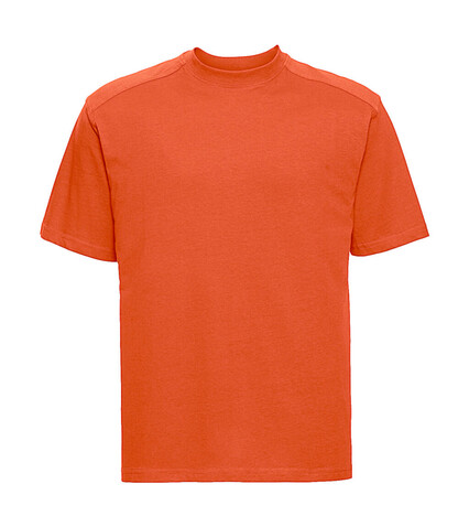 Russell Europe Heavy Duty Workwear T-Shirt, Orange, M bedrucken, Art.-Nr. 110004104