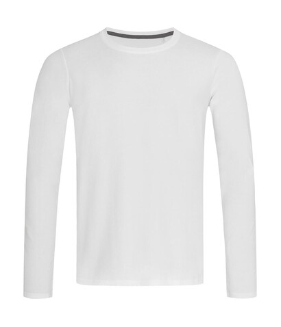 Stedman Stretch-T Long Sleeve for men, White, XL bedrucken, Art.-Nr. 110050006
