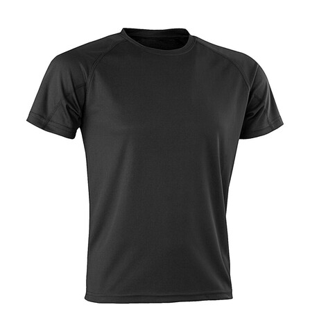 Result Aircool Tee, Black, XS bedrucken, Art.-Nr. 110331011