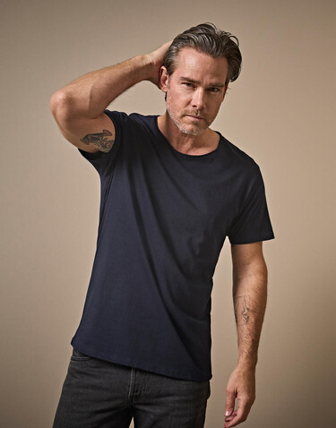 Tee Jays Raw Edge Tee, Navy, S bedrucken, Art.-Nr. 110542003