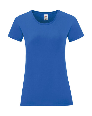 Fruit of the Loom Ladies` Iconic 150 T, Royal Blue, 2XL bedrucken, Art.-Nr. 112013007