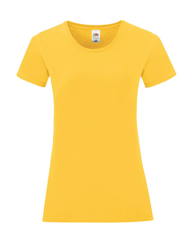 Fruit of the Loom Ladies` Iconic 150 T, Sunflower, S bedrucken, Art.-Nr. 112016013 Fruit of the Loom Ladies` Iconic 150 T, Sunflower, S bedrucken, Art.-Nr. 112016013
