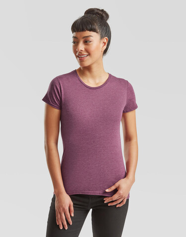 Fruit of the Loom Ladies` Iconic 150 T, Black, XS bedrucken, Art.-Nr. 112011012