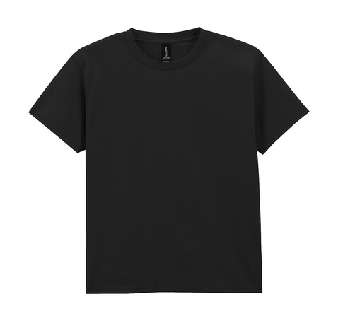 Gildan Light Cotton Youth T-Shirt, Black, S (5-6) bedrucken, Art.-Nr. 112091013