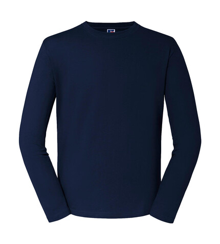 Russell Europe Authentic Classic Long Sleeve T, French Navy, 2XL bedrucken, Art.-Nr. 113002017