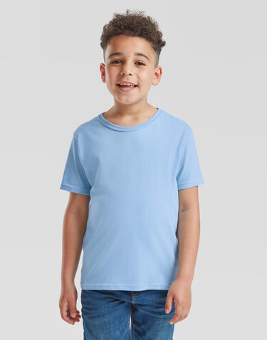 Fruit of the Loom Kids` Iconic 150 T, Sage, 164 (14-15) bedrucken, Art.-Nr. 113015328