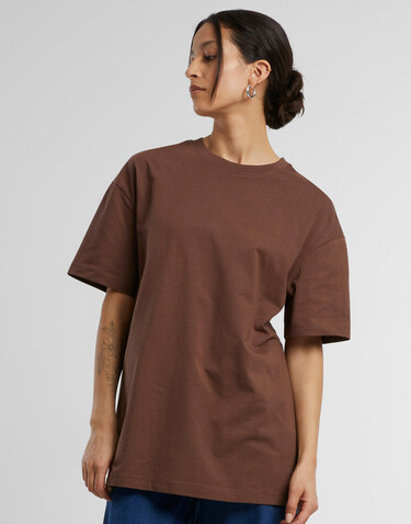 Build Your Brand Ladies Oversized Boyfriend Tee, Pale Olive, 2XL bedrucken, Art.-Nr. 114395345